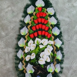 Ритуальний вінок V_70