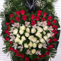 Венки из живых цветов_22