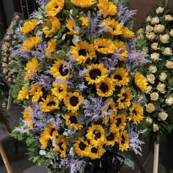 Венки из живых цветов_24