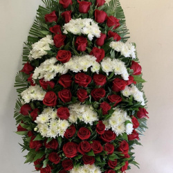 Венки из живых цветов_34