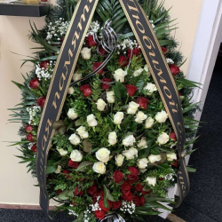 Вінки з живих квітів на похорон_27