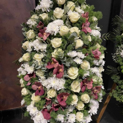 Вінки з живих квітів на похорон_8