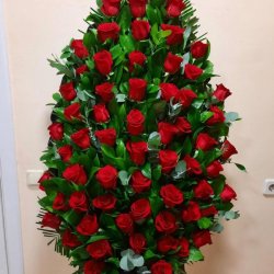 Вінки з живих квітів на похорон_28