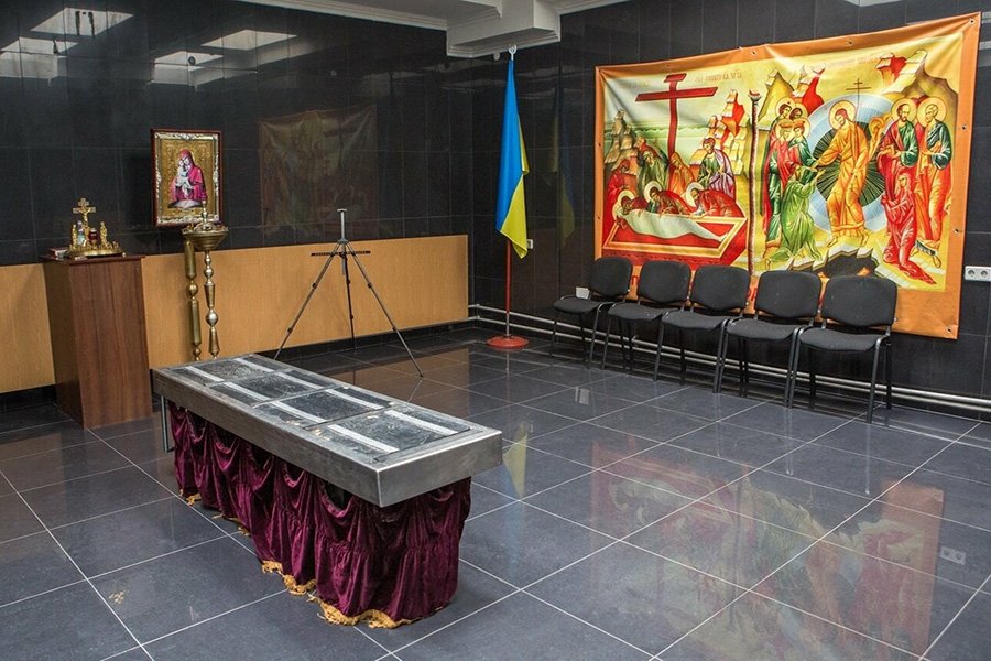 Зала прощання у крематорії